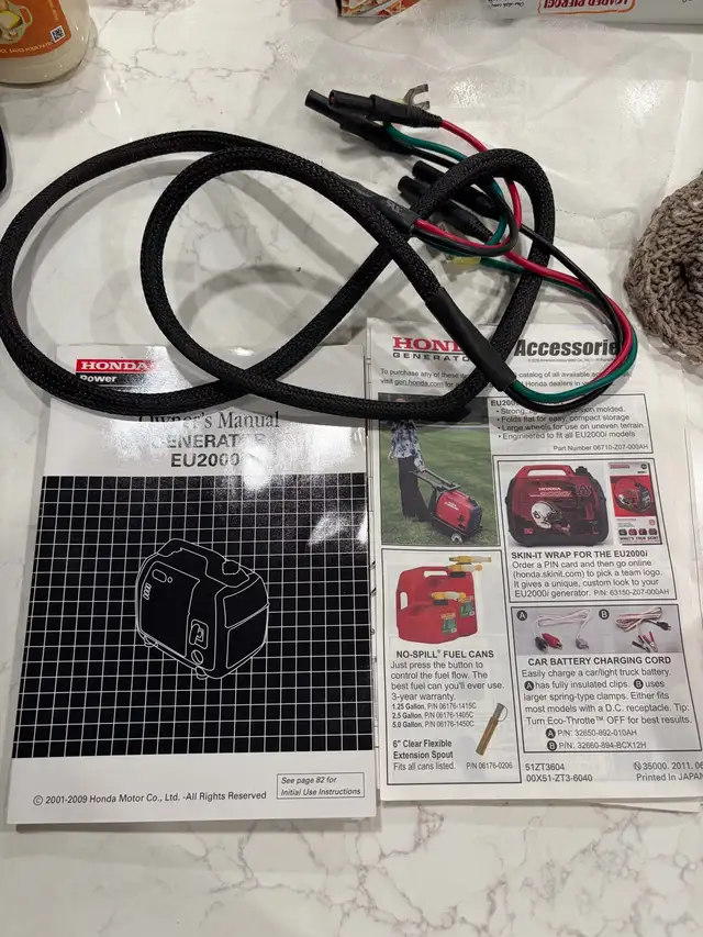 Honda Generator Parallel Cables And Manual