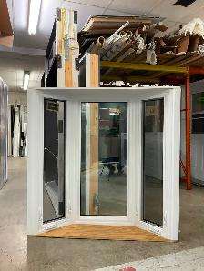 Bay Windows PVC Blanc   Projection 16 1/2 60 1/2 x 60 3/4 - Photo 2