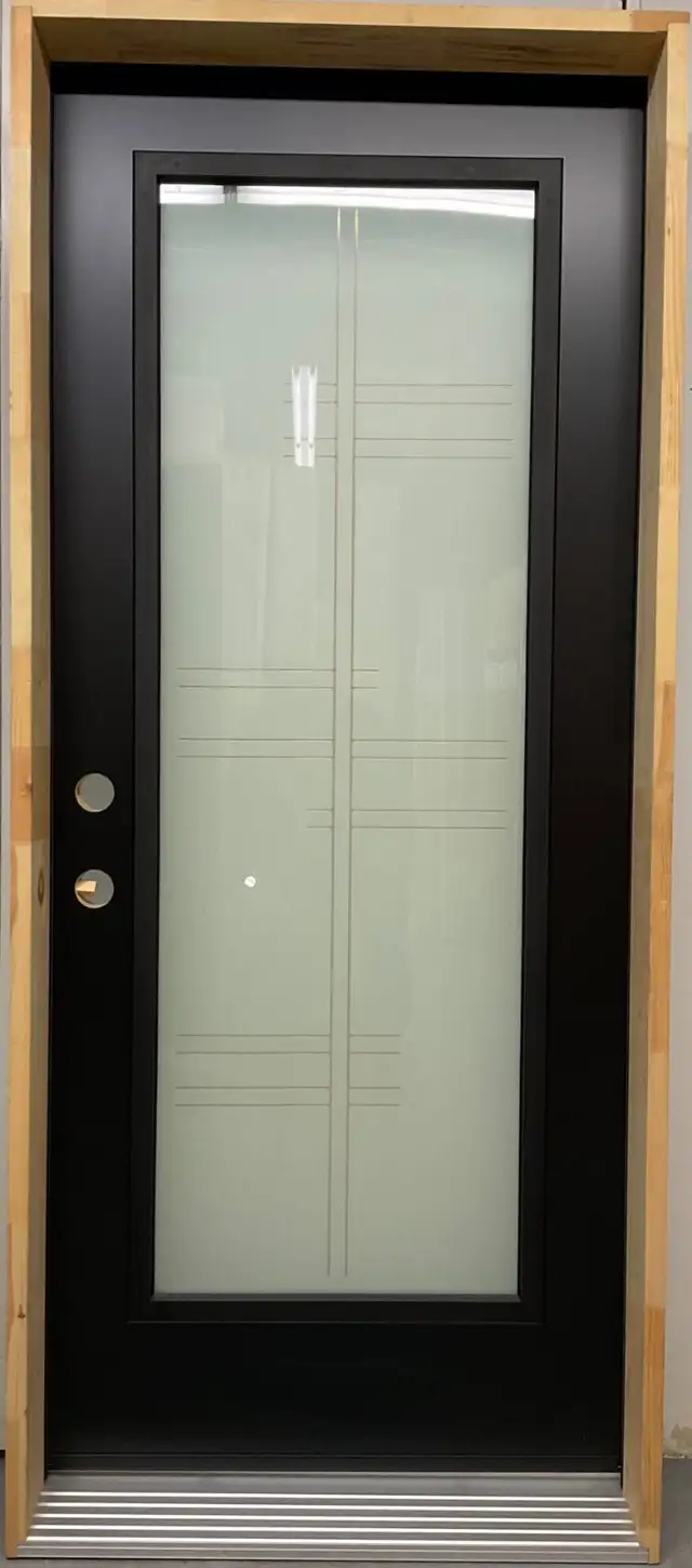 1458PSM Porte d’acier 34″D Noire Plasma 23×65