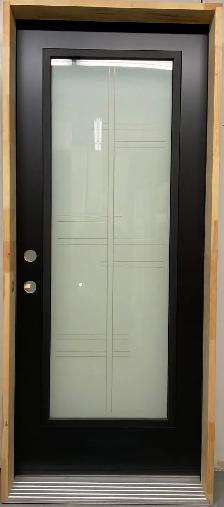 1458PSM Porte d’acier 34″D Noire Plasma 23×65