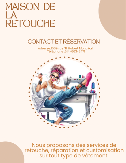Services de couture et retouche