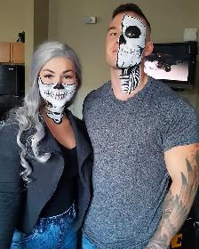 Halloween Facepainting service, Face painting, glam skull paint - Photo 4