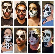 Halloween Facepainting service, Face painting, glam skull paint - Photo 5