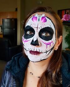 Halloween Facepainting service, Face painting, glam skull paint - Photo 6