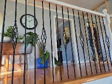 Black Wrought Iron Stair Balusters - Photo 2