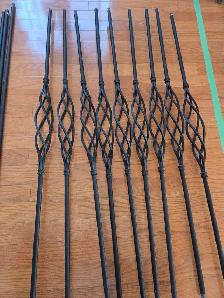 Black Wrought Iron Stair Balusters - Photo 3