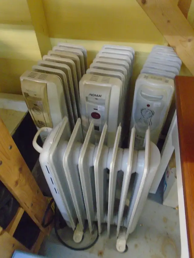 Oil filled heaters