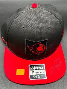 NEW NHL Fanatic Ottawa Senators Hat Signed by Jake Sanderson #85
