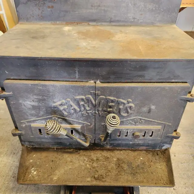 Vintage wood stove.