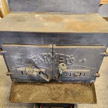 Vintage wood stove.