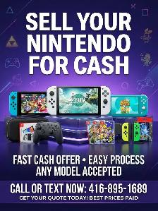 We Buy Nintendo Consoles – Cash Offers Today