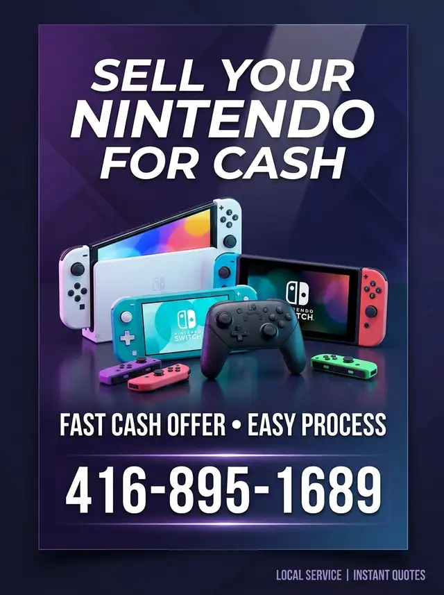 Sell Your Nintendo Switch for Cash