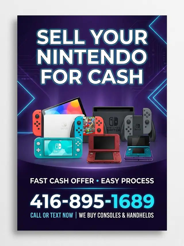 We Buy Nintendo Consoles – Cash Offers Today