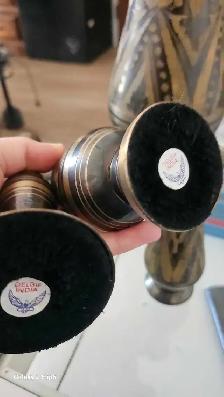 Lot de Vases en Brass/laiton vintage - Photo 5