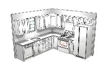 10x10ft kitchen cabinet & countertop, Contact for free consult - Photo 3