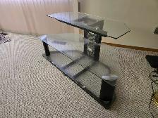 TV Stand - 2 level glass stand