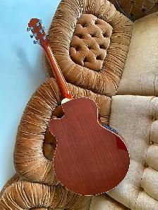 Oscar Schmidt Acoustic Electric Guitar w/ Case - Photo 8