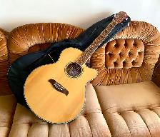 Oscar Schmidt Acoustic Electric Guitar w/ Case - Photo 10