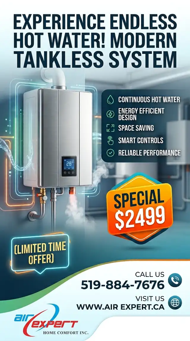 WATER HEATER WATER HEATER TANKLESS WATER HEATER INSTALLED