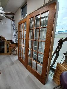 Prehung Double French Door- Oak - Photo 2