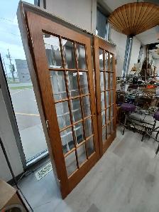 Prehung Double French Door- Oak - Photo 3