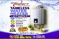 WATER HEATER WATER HEATER TANKLESS WATER HEATER INSTALLED