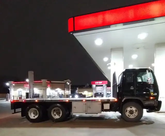 Flatbed truck