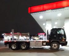 Flatbed truck