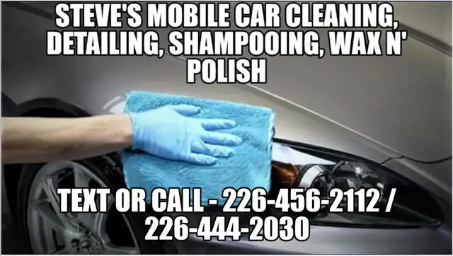 CAR CLEANING, DETAILING, SHAMPOOING, WAXING, MOBILE