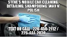 CAR CLEANING, DETAILING, SHAMPOOING, WAXING, MOBILE