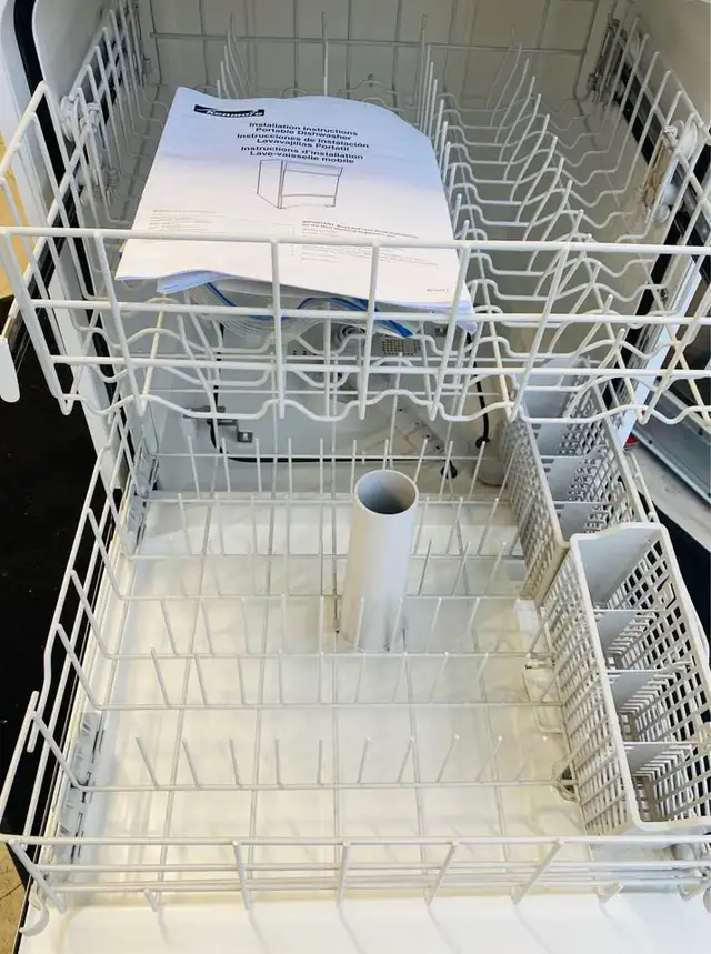 Portable Kenmore Dishwasher, full-size 24' model.