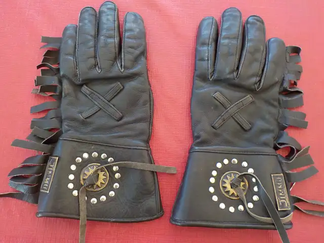GANTS EN CUIR POUR DAME POUR MOTO OU AUTRE