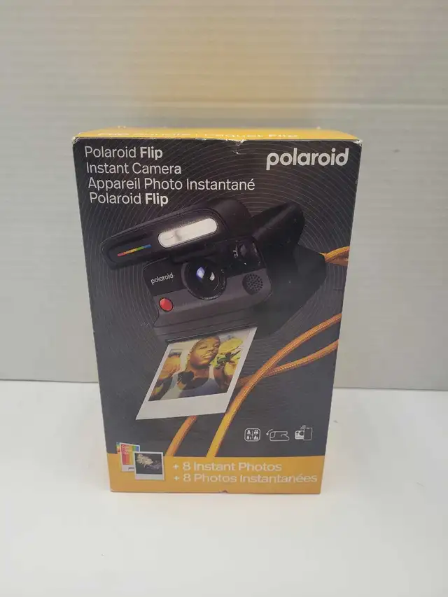 Polaroid Flip Instant Camera - NEW - Black