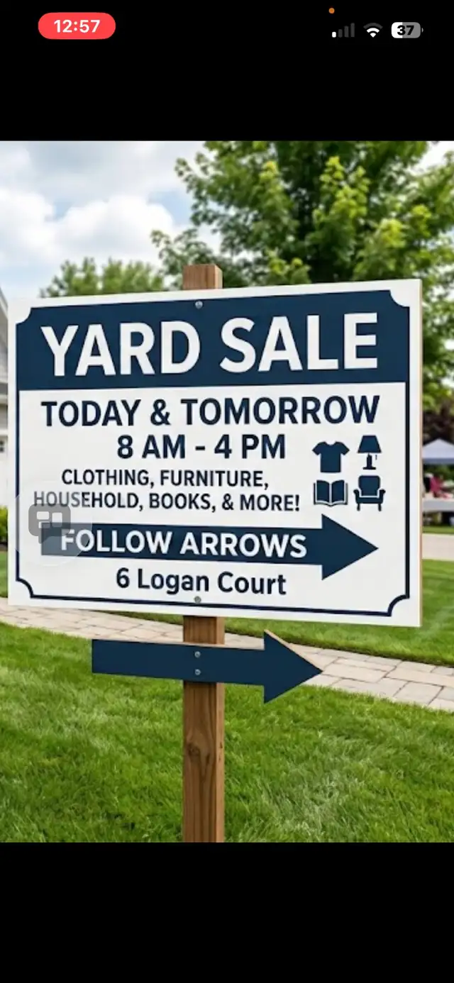major yard sale!