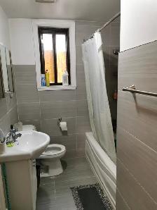 Renovated Bathroom large 3 ½ w/one bedroom in CDN. Oct/Nov