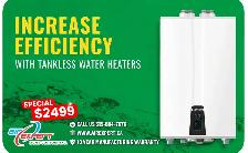 WATER HEATER WATER HEATER TANKLESS WATER HEATER INSTALLED