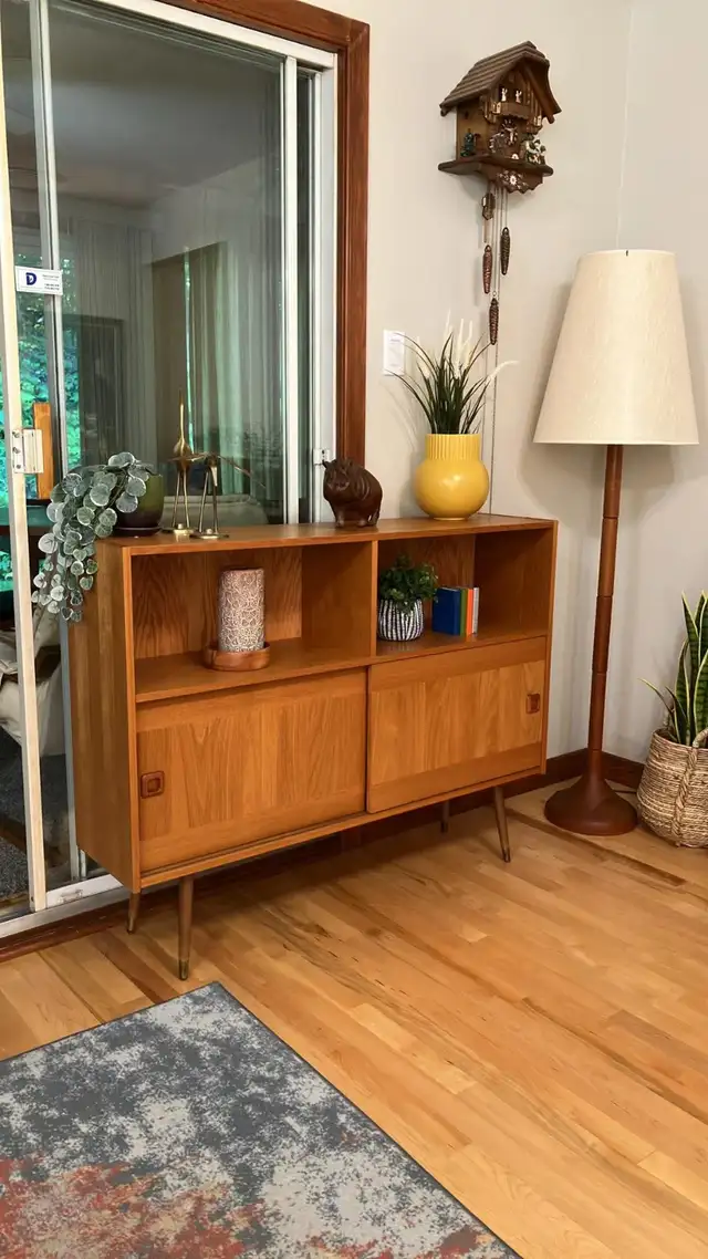 Mid century modern. TEAK TECK. Buffet, bookcase, bar, bahut, sid