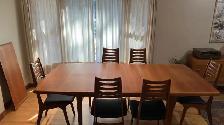 Mid century TEAK TECK Ensemble salle à manger TRÈS GRANDE table - Photo 5