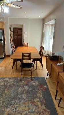 Mid century TEAK TECK Ensemble salle à manger TRÈS GRANDE table - Photo 10