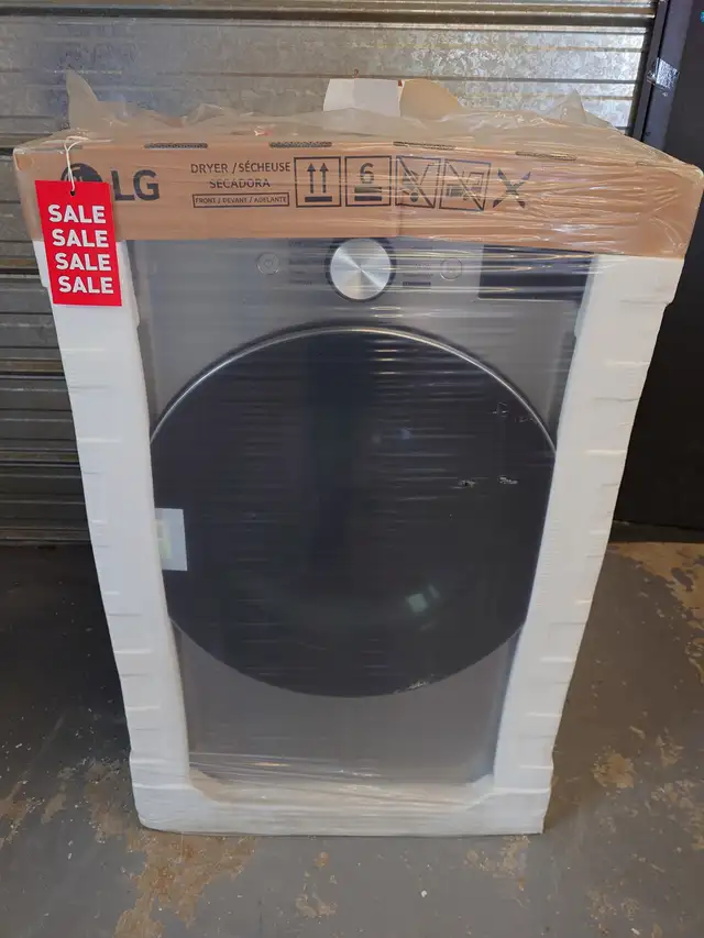 LG '27' Graphite Front Load Electric Dryer on Sale‼️