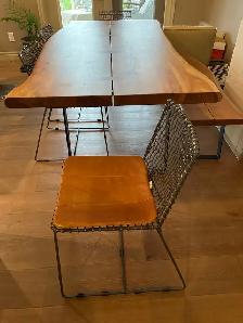 Dinning Room Table and Matching Bench - Photo 2