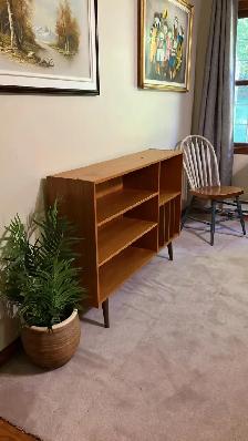 Mid century. TEAK TECK. Vinyl records bahut, bar, bookcase, side - Photo 4