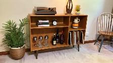 Mid century. TEAK TECK. Vinyl records bahut, bar, bookcase, side - Photo 8