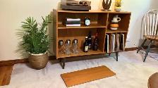 Mid century. TEAK TECK. Vinyl records bahut, bar, bookcase, side - Photo 9