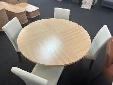 Dining Table with 4 Chairs - Photo 2