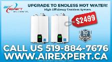 WATER HEATER WATER HEATER TANKLESS WATER HEATER INSTALLED