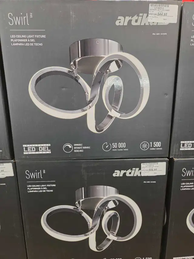 Plafonnier LED Artika Swirl