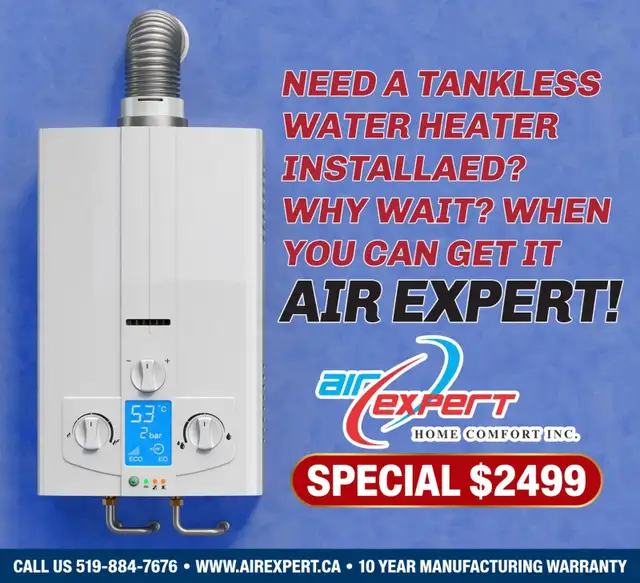 WATER HEATER WATER HEATER TANKLESS WATER HEATER INSTALLED