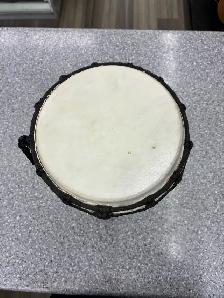 Wooden Hand Drum - Turtle Design - Photo 2