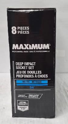 (N9751090) Mastercraft 058-5435-0 8 Piece Deep Impact SAE Soc... - Photo 10